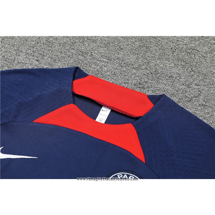Tuta da Track Paris Saint-Germain Manica Corta 2022 2023 Blu Oscuro - Pantalon Corto